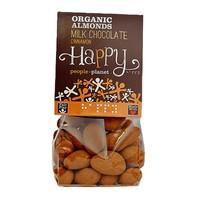 Happy People Organic Milk Chocolate & Cinnamon Almonds (120g)