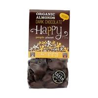Happy People Organic Dark Chocolate Almonds (120g)