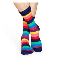 Happy Socks-Socks - Stripe Socks - Red