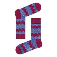 Happy Socks-Socks - Socks Wool Zig Stripe - Red