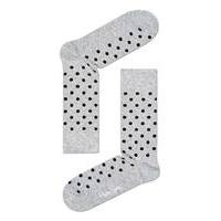 Happy Socks-Socks - Dot Socks - Grey