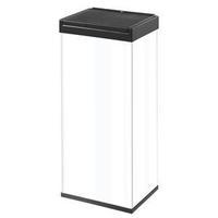 hailo big box touch 60 steel coated waste bin 60 litres white