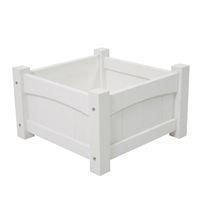 Handpicked Square White Planter