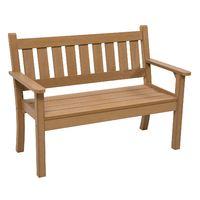 Handpicked Stay A While White 3 Seat Bench