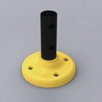 HANDRAIL BASE FOOT, YELLOW - -