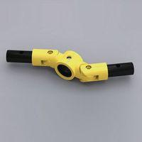 HANDRAIL ADJUSTABLE MID RAIL DOUBLE, YELLOW