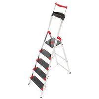 HAILO XXR CHAMPIONS LINE ALUMINIUM 6 TREAD SAFETY HOUSEHOLD LADDER. MAX LOA