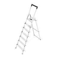 Hailo 7 Tread Step Ladder with Bucket Hook
