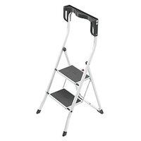 Hailo 2 Tread High Rail Step stool with Knee Rests