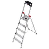 Hailo 5 Tread Step Ladder with Handy Tool Tray