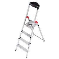 Hailo 4 Tread step Ladder with Handy Tool Tray