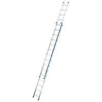 Hailo Aluminium 2 x 15 Rung Extension Ladder