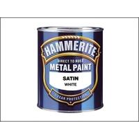 Hammerite Direct to Rust Satin Finish White 250ml