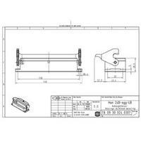 harting 09 30 024 0307 han 24b agg lb accessory for size 24 b spouts h ...