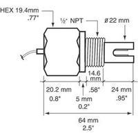 Hanna Instruments HI 7634-00 Conductivity probe HI 7634-00 Compatible with Mini (auto.) controller BL 983313-0