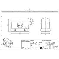 harting 09 30 016 1520 han 16b gs 21 accessory for size 16 b sleeve ca ...