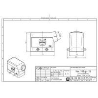 Harting 19 30 010 1540 Han 10B-gs-R-M20 Accessory For Size 10 B - Sleeve Casing