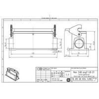 harting 09 30 024 1290 han 24b asg2 lb 21 accessory for size 24 b sock ...