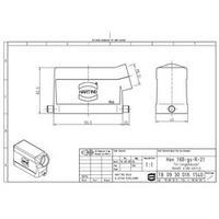 harting 09 30 016 1540 han 16b gs r 21 accessory for size 16 b spouts  ...