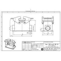 harting 09 30 010 1271 han 10b asg2 qb 16 accessory for size 10 b sock ...