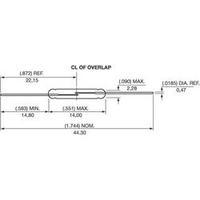 Hamlin FLEX-14 Subminiature-Reed-SWITCH 1 closure 0.5 A 10 W