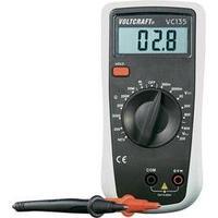 Handheld multimeter digital VOLTCRAFT VC135 (K) Calibrated to ISO standards CAT III 600 V Display (counts): 2000