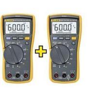 Handheld multimeter digital Fluke 2 x FLUKE-117 EUR/TWIN CAT III 600 V Display (counts): 6000