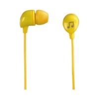 happy plugs in ear yellow