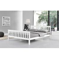 Hastings White Wooden Bed