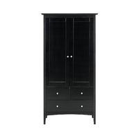 Hastings Dark Double Wardrobe