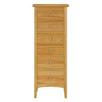 Hastings Natural 6-Drawer Tallboy