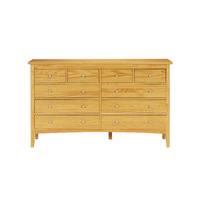 hastings natural 10 drawer chest