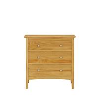 hastings natural 3 drawer chest