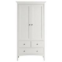 hastings double wardrobe grey