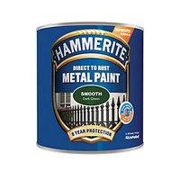 Hammerite Metal Paint Smooth Dark Green 750ml