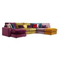 Harlequin Fabric Corner Sofa