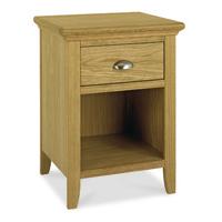 Hampstead Oak 1 Drawer Nightstand