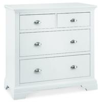 Hampstead White 2+2 Drawer Chest