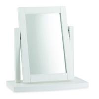 hampstead white vanity mirror