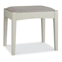 Hampstead Soft Grey and Oak Dressing Table Stool (Hampstead Soft Grey and Oak Stool)