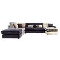 Harlequin Fabric Corner Sofa