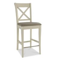 Hampstead Soft Grey X Back Bar Stool (Pair)