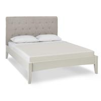 Hampstead Soft Grey Upholstered Bedstead - Multiple Sizes (150CM/ King Size Bed)