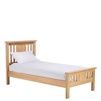 haydon single bedframe oak and white wash