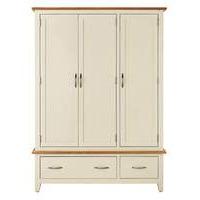 harrogate two tone 3 door 2 drawer robe