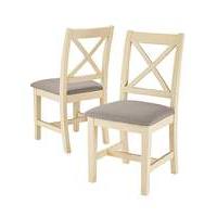 harrogate two tone upholstered chairs