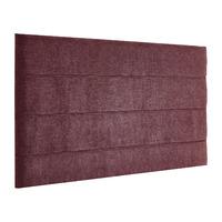 Hazeley Kimiyo Linen Headboard Bordeaux Small Double