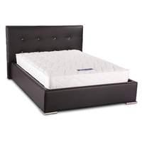 Harpers PU Leather Ottoman Bed King Brown