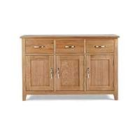 harrogate oak 3 door 3 drawer sideboard