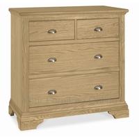 Hampstead Oak 2+2 Drawer Chest